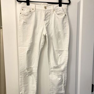 White jeans 7 for All Mankind